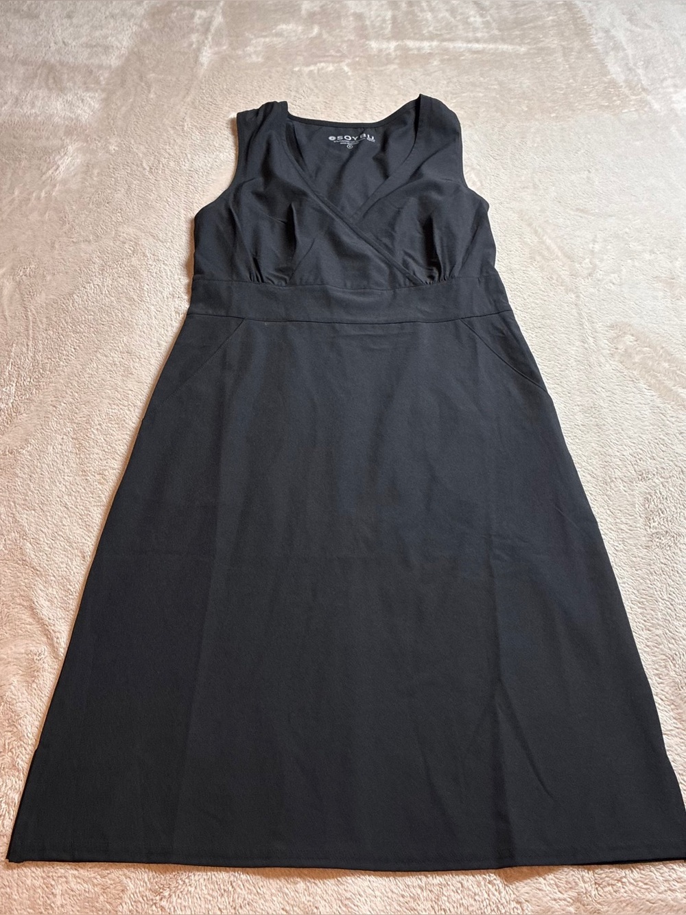 Soybu Black Midi Dress